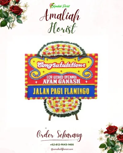 Bunga Papan Congratulation di Rumah Duka Jelambar
